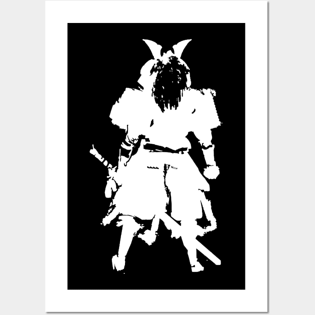 Ghost of Tsushima, Journey of the Samurai (white) Wall Art by One4an